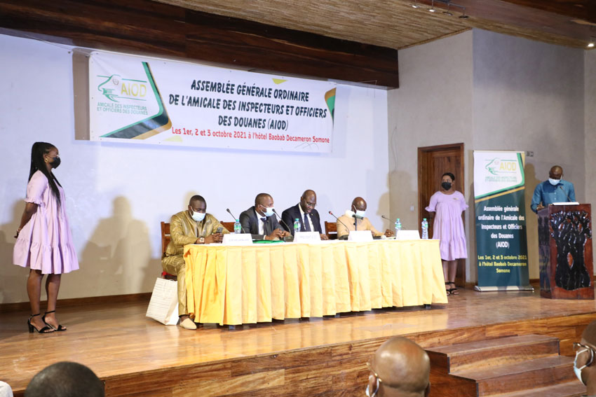 Ouverture de l’assemblée générale ordinaire de l’Amicale des Inspecteurs et Officiers des Douanes (AIOD)